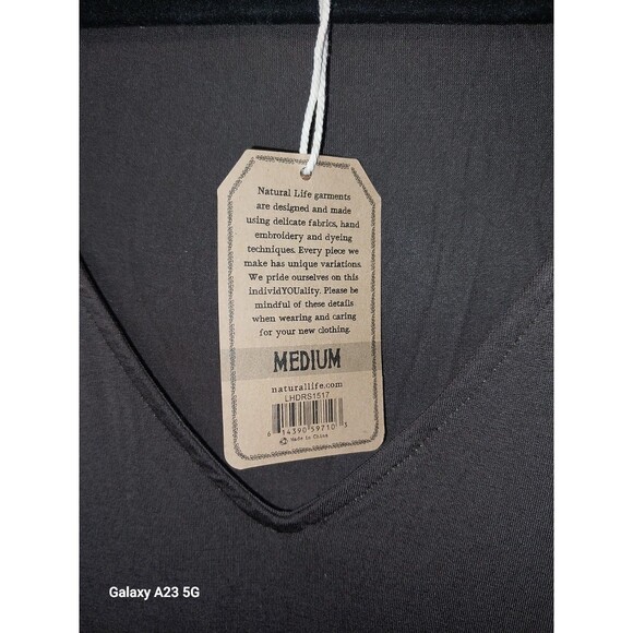 Natural Life Charlotte Knit Maxi Dress Size Medium Espresso - Picture 5 of 7